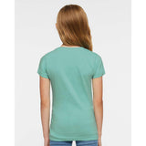 2616 LAT Girls' Fine Jersey Tee Saltwater