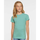 2616 LAT Girls' Fine Jersey Tee Saltwater