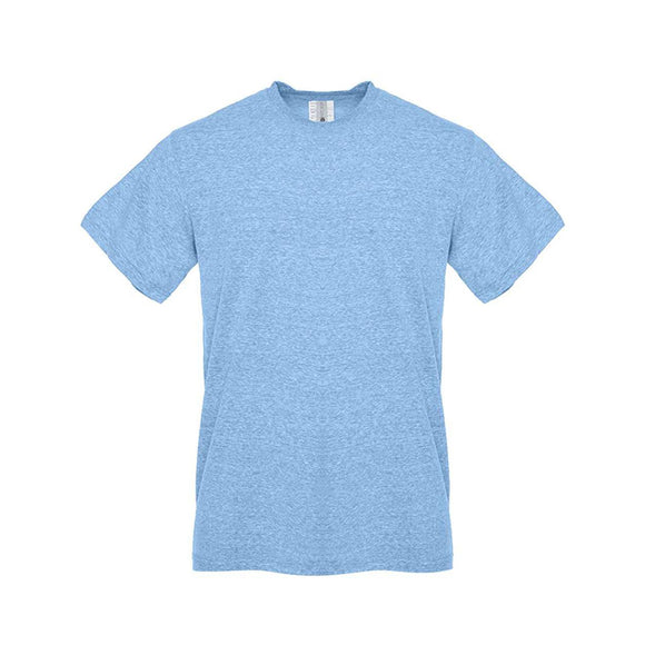 6407 Next Level Unisex Sueded Snow T-Shirt Snow Heather Blue