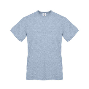 6407 Next Level Unisex Sueded Snow T-Shirt Snow Heather Indigo