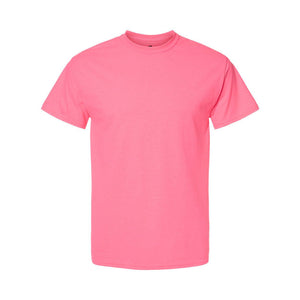 5280 Hanes Essential-T T-Shirt Safety Pink