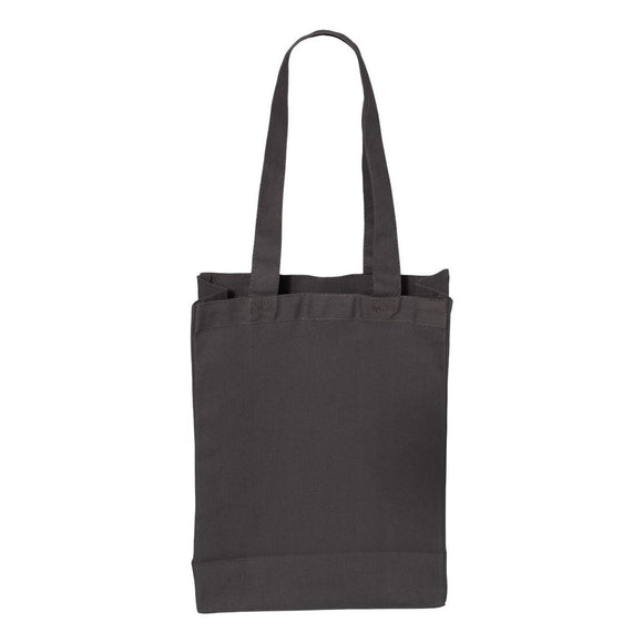 Q1000 Q-Tees 12L Gussetted Shopping Bag Charcoal