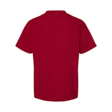 5480 Hanes Essential-T Youth T-Shirt Red Pepper Heather