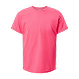 5480 Hanes Essential-T Youth T-Shirt Safety Pink