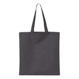 QTB Q-Tees Economical Tote Charcoal