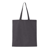 QTB Q-Tees Economical Tote Charcoal