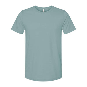 3001CVC BELLA + CANVAS CVC Jersey Tee Heather Blue Lagoon