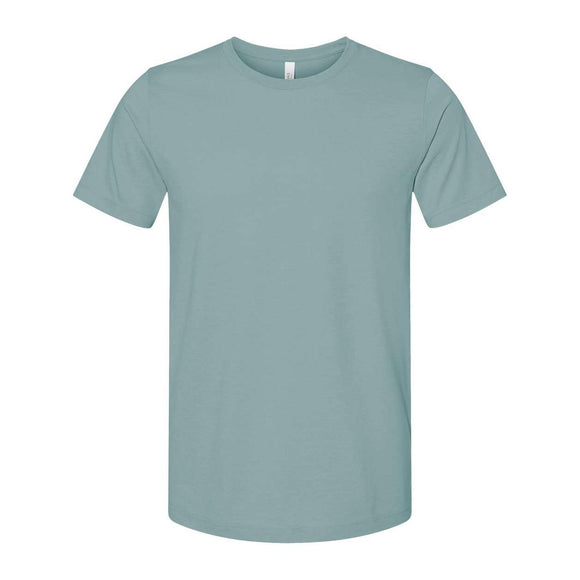 3001CVC BELLA + CANVAS CVC Jersey Tee Heather Blue Lagoon