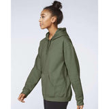 SF500 Gildan Softstyle® Hooded Sweatshirt Military Green