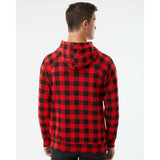 PRM33SBP Independent Trading Co. Special Blend Raglan Hooded Sweatshirt Red Buffalo Plaid