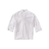 044X Chef Designs Mimix™ Ten Knot Button Chef Coat with OilBlok White