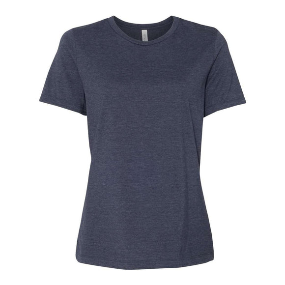 6400CVC BELLA + CANVAS Women’s Relaxed Fit Heather CVC Tee Heather Navy