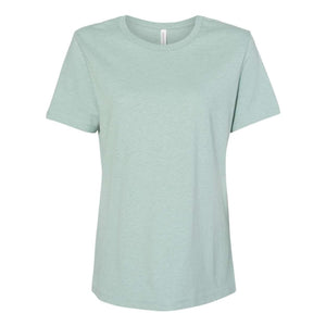 6400CVC BELLA + CANVAS Women’s Relaxed Fit Heather CVC Tee Heather Prism Dusty Blue