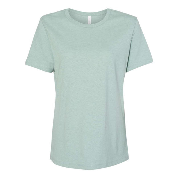 6400CVC BELLA + CANVAS Women’s Relaxed Fit Heather CVC Tee Heather Prism Dusty Blue