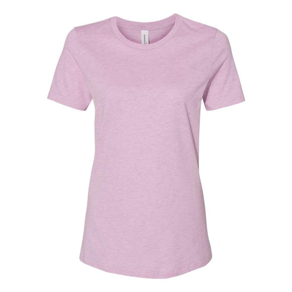 6400CVC BELLA + CANVAS Women’s Relaxed Fit Heather CVC Tee Heather Prism Lilac