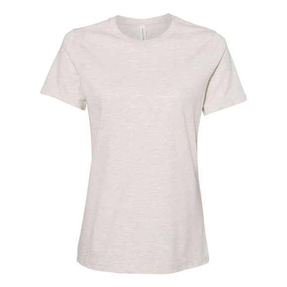 6400CVC BELLA + CANVAS Women’s Relaxed Fit Heather CVC Tee Heather Prism Natural