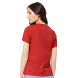 6400CVC BELLA + CANVAS Women’s Relaxed Fit Heather CVC Tee Heather Red