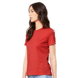 6400CVC BELLA + CANVAS Women’s Relaxed Fit Heather CVC Tee Heather Red