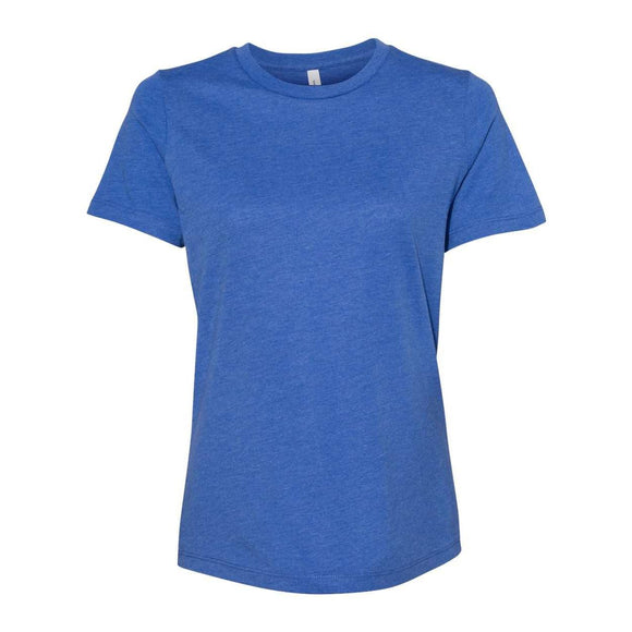 6400CVC BELLA + CANVAS Women’s Relaxed Fit Heather CVC Tee Heather True Royal