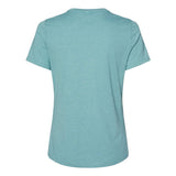 6400CVC BELLA + CANVAS Women’s Relaxed Fit Heather CVC Tee Heather Blue Lagoon