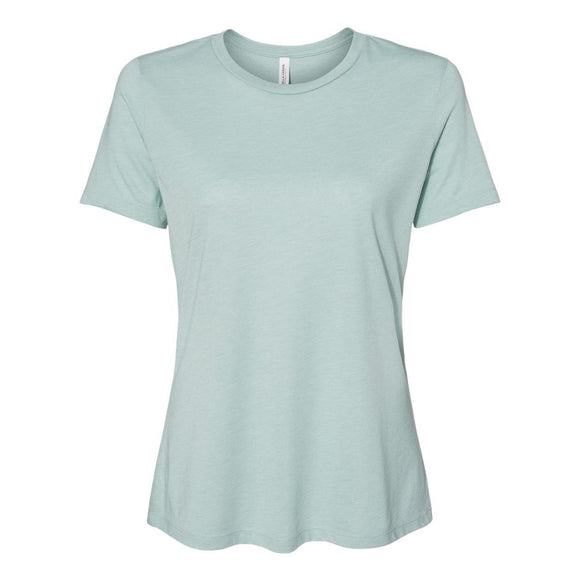 6413 BELLA + CANVAS Women’s Relaxed Fit Triblend Tee Dusty Blue Triblend