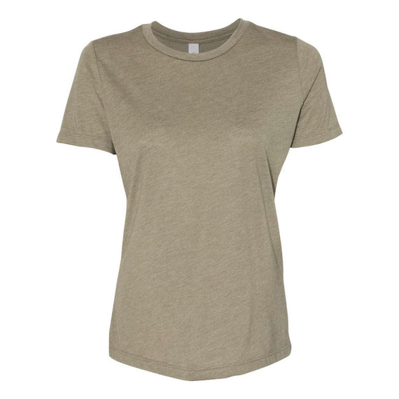 6413 BELLA + CANVAS Women’s Relaxed Fit Triblend Tee Olive Triblend