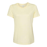 6413 BELLA + CANVAS Women’s Relaxed Fit Triblend Tee Pale Yellow Triblend