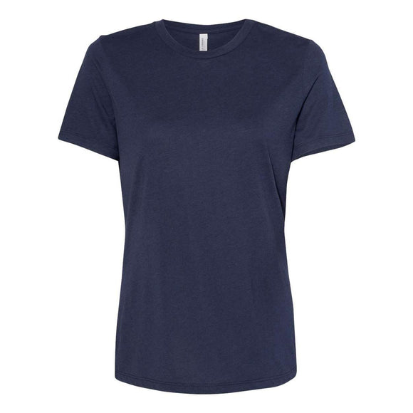 6413 BELLA + CANVAS Women’s Relaxed Fit Triblend Tee Solid Navy Triblend