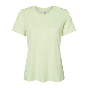 6413 BELLA + CANVAS Women’s Relaxed Fit Triblend Tee Spring Green Triblend