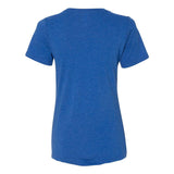 6413 BELLA + CANVAS Women’s Relaxed Fit Triblend Tee True Royal Triblend