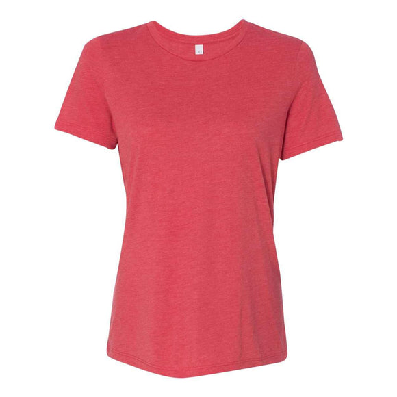 6413 BELLA + CANVAS Women’s Relaxed Fit Triblend Tee Red Triblend