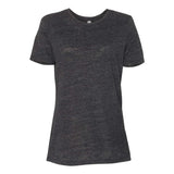 6416 BELLA + CANVAS Women’s Relaxed Fit Vintage Slub Tee Charcoal Black Slub