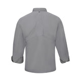 042X Chef Designs Mimix™ Chef Coat with OilBlok Grey