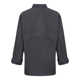 041X Chef Designs Women's Mimix™ Chef Coat with OilBlok Charcoal