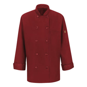 041X Chef Designs Women's Mimix™ Chef Coat with OilBlok Fireball Red