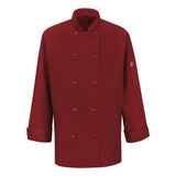 041X Chef Designs Women's Mimix™ Chef Coat with OilBlok Fireball Red