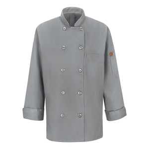 041X Chef Designs Women's Mimix™ Chef Coat with OilBlok Grey