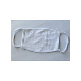 004 LAT 100% Cotton 2-Ply Face Mask White/ White