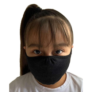 M101 Next Level Youth Face Mask Heather Black