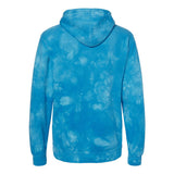 PRM4500TD Independent Trading Co. Midweight Tie-Dyed Hooded Sweatshirt Tie Dye Aqua Blue