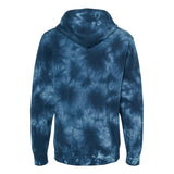 PRM4500TD Independent Trading Co. Midweight Tie-Dyed Hooded Sweatshirt Tie Dye Navy