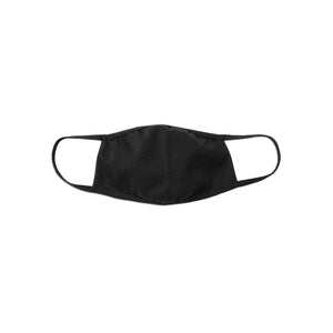 TT044 BELLA + CANVAS 2-Ply Reusable Face Mask Black