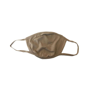 TT044 BELLA + CANVAS 2-Ply Reusable Face Mask Heather Tan