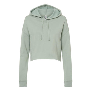 AFX64CRP Independent Trading Co. Women’s Lightweight Crop Hooded Sweatshirt Sage