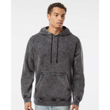 PRM4500MW Independent Trading Co. Midweight Mineral Wash Hooded Sweatshirt Black