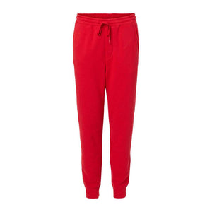 IND20PNT Independent Trading Co. Midweight Fleece Pants Red