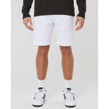 IND20SRT Independent Trading Co. Midweight Fleece Shorts White