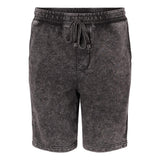 PRM50STMW Independent Trading Co. Mineral Wash Fleece Shorts Black