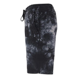 PRM50STTD Independent Trading Co. Tie-Dyed Fleece Shorts Tie Dye Black