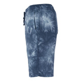 PRM50STTD Independent Trading Co. Tie-Dyed Fleece Shorts Tie Dye Navy